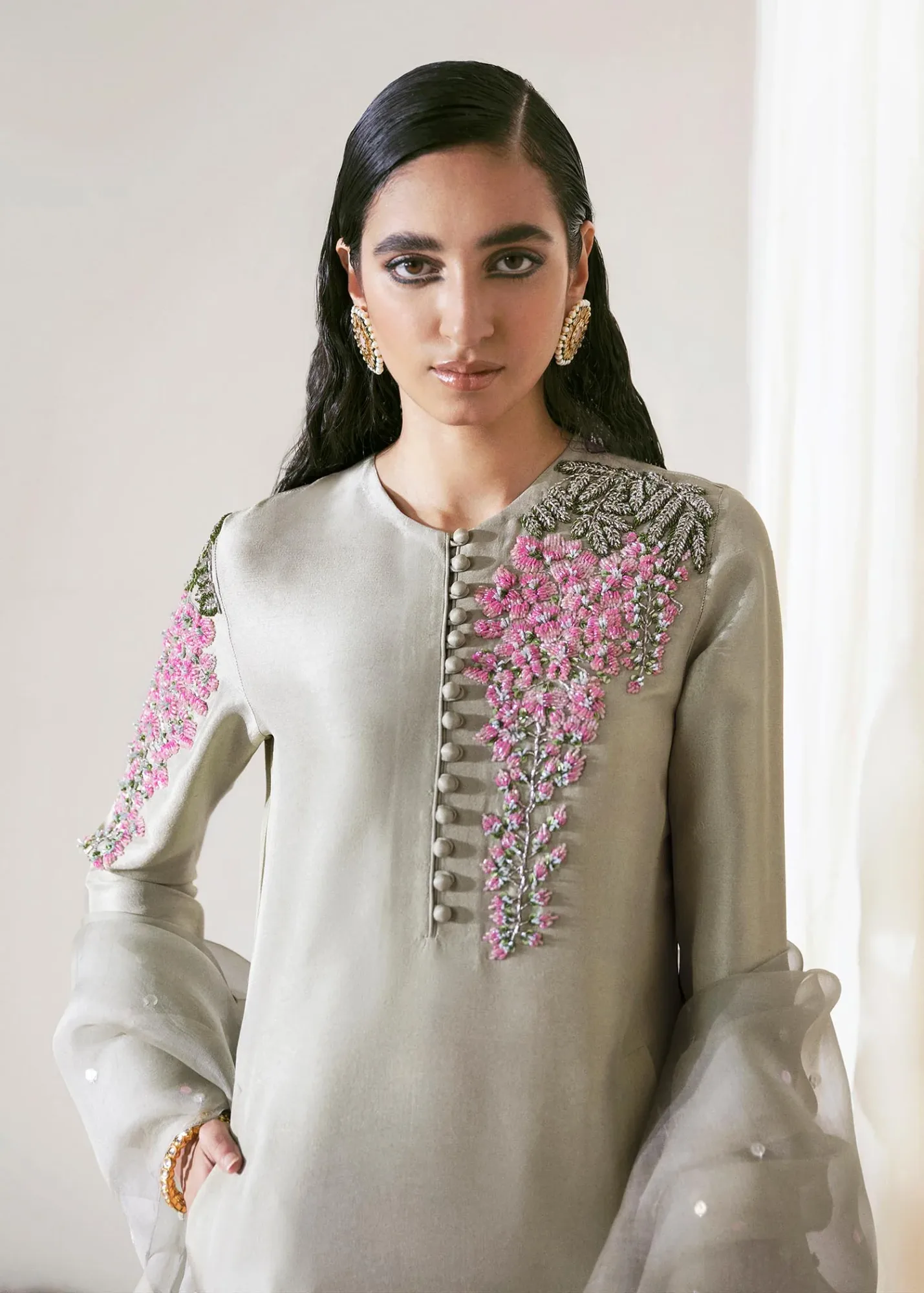 Hussain Rehar Inspired Kaftaan Outfit