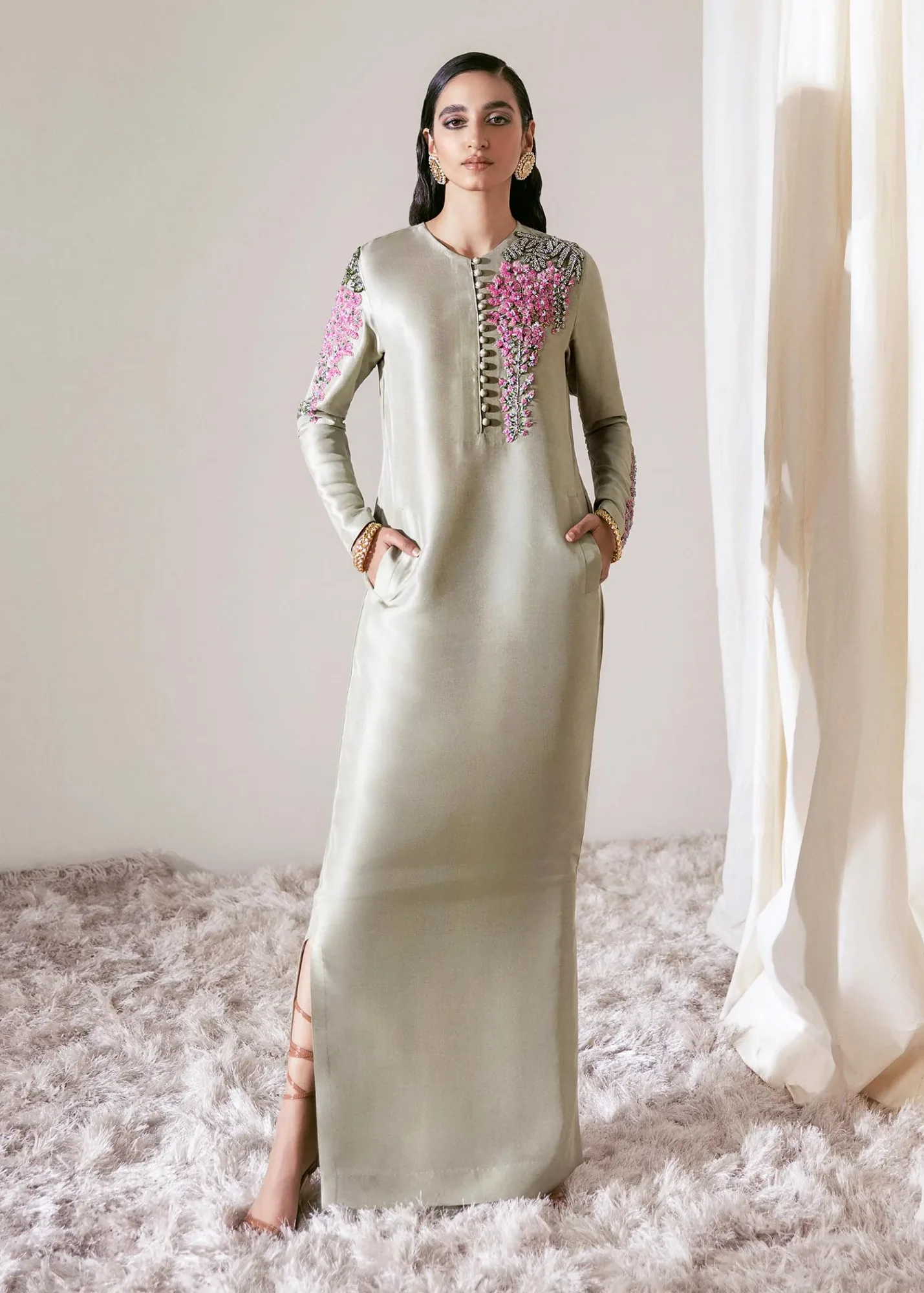 Hussain Rehar Inspired Kaftaan Outfit