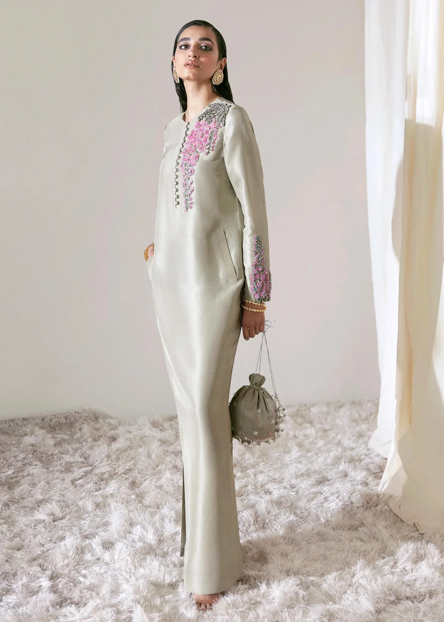 Hussain Rehar Inspired Kaftaan Outfit