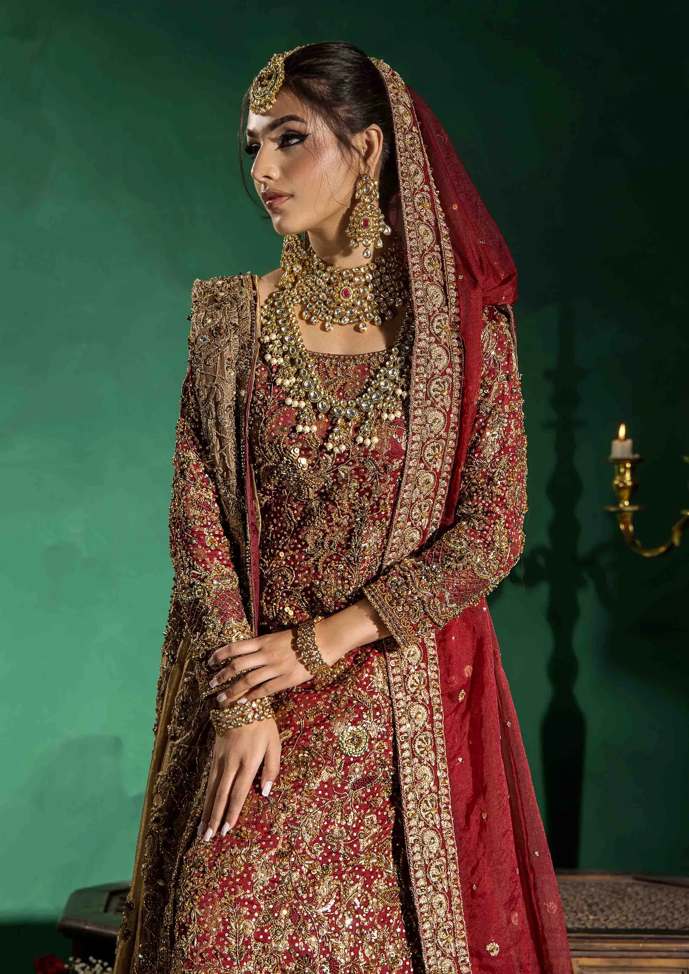 Long Shirt & Lehenga Dupatta 2