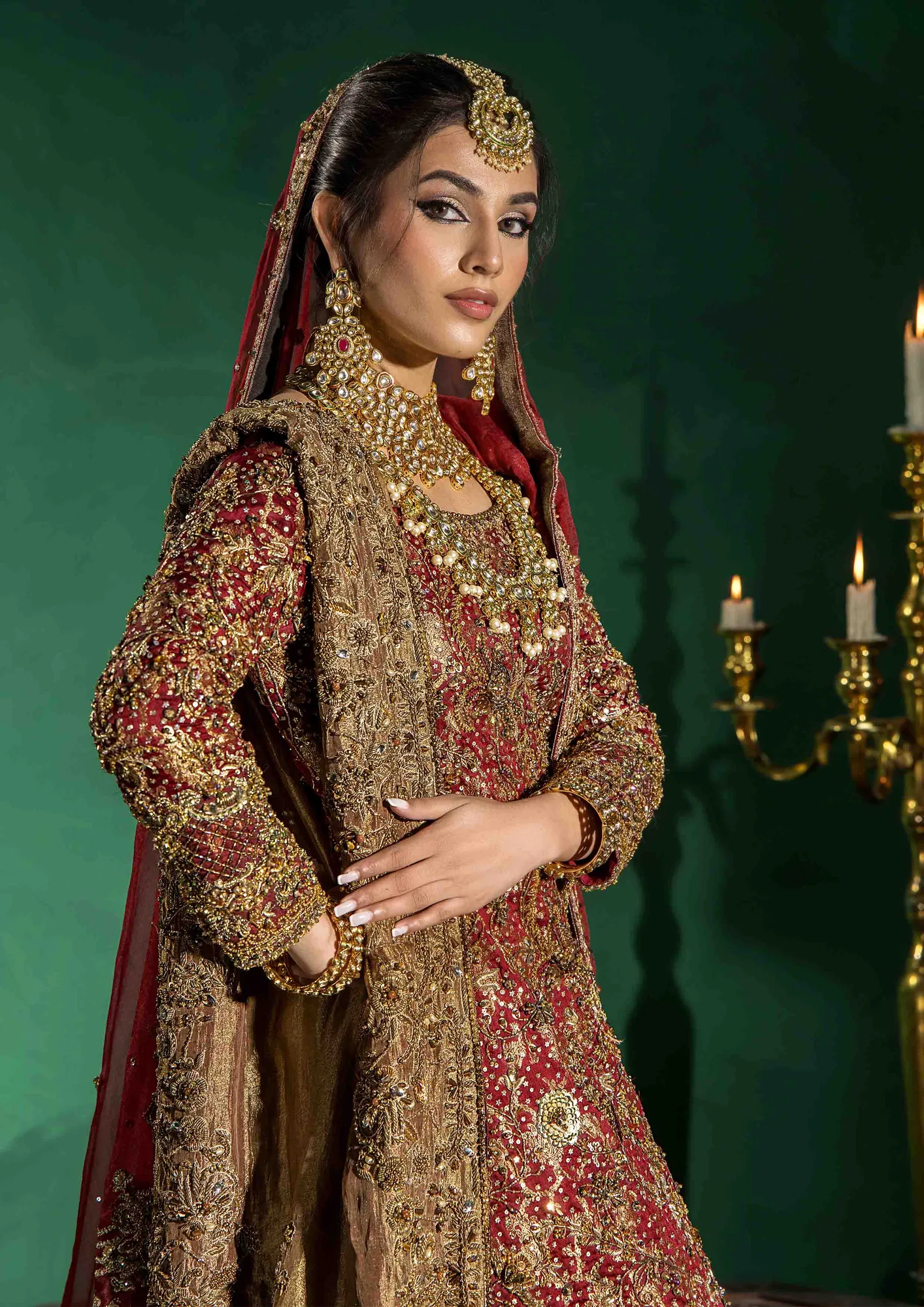 Long Shirt & Lehenga Dupatta 4