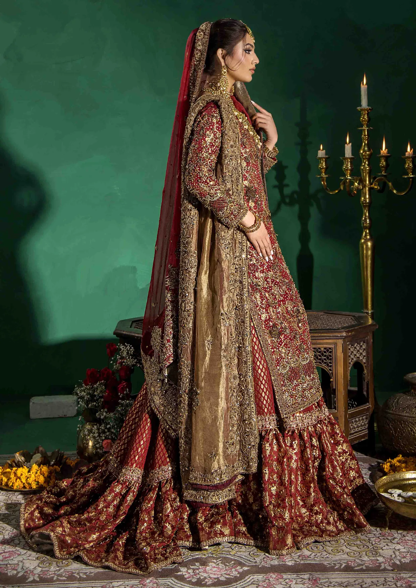 Long Shirt & Lehenga Dupatta 5