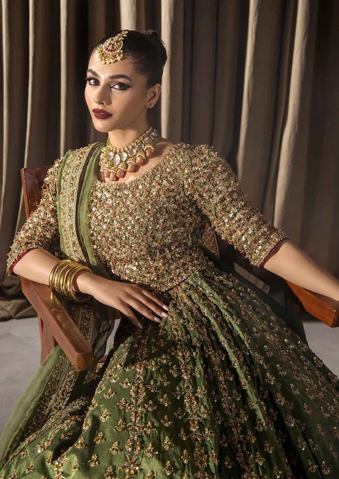 Green Lehenga Choli & Dupatta 2