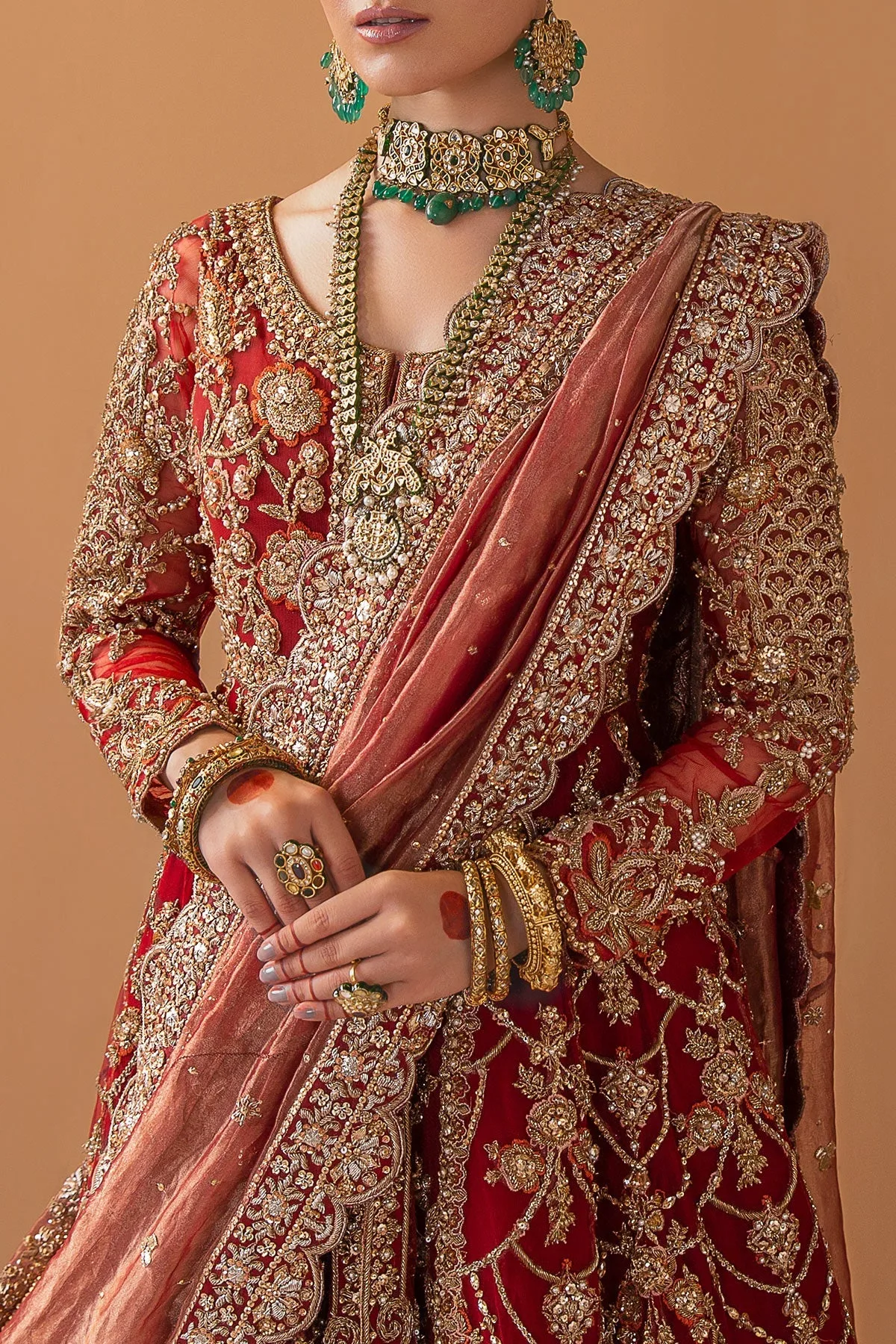 Red Lehenga 4