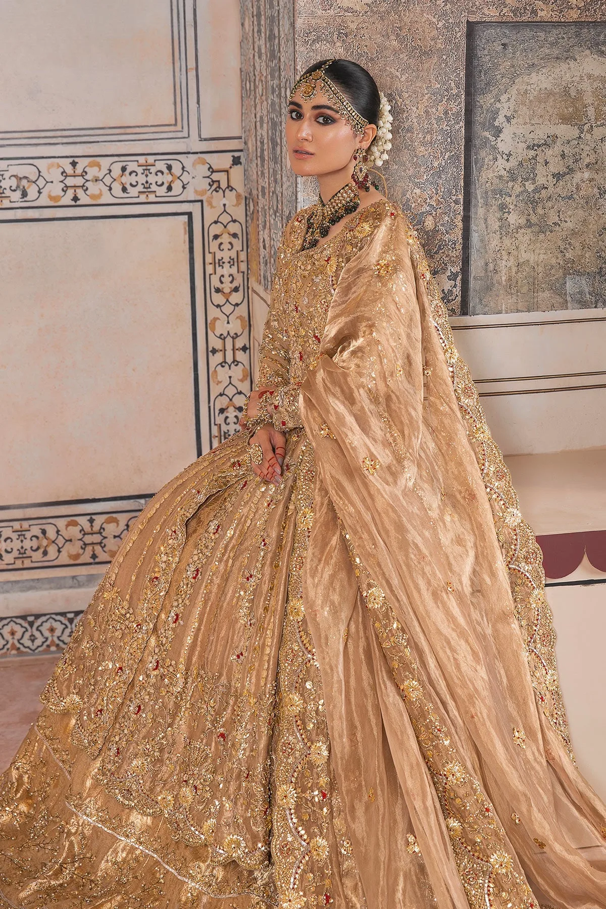 Golden Lehenga Shirt 2