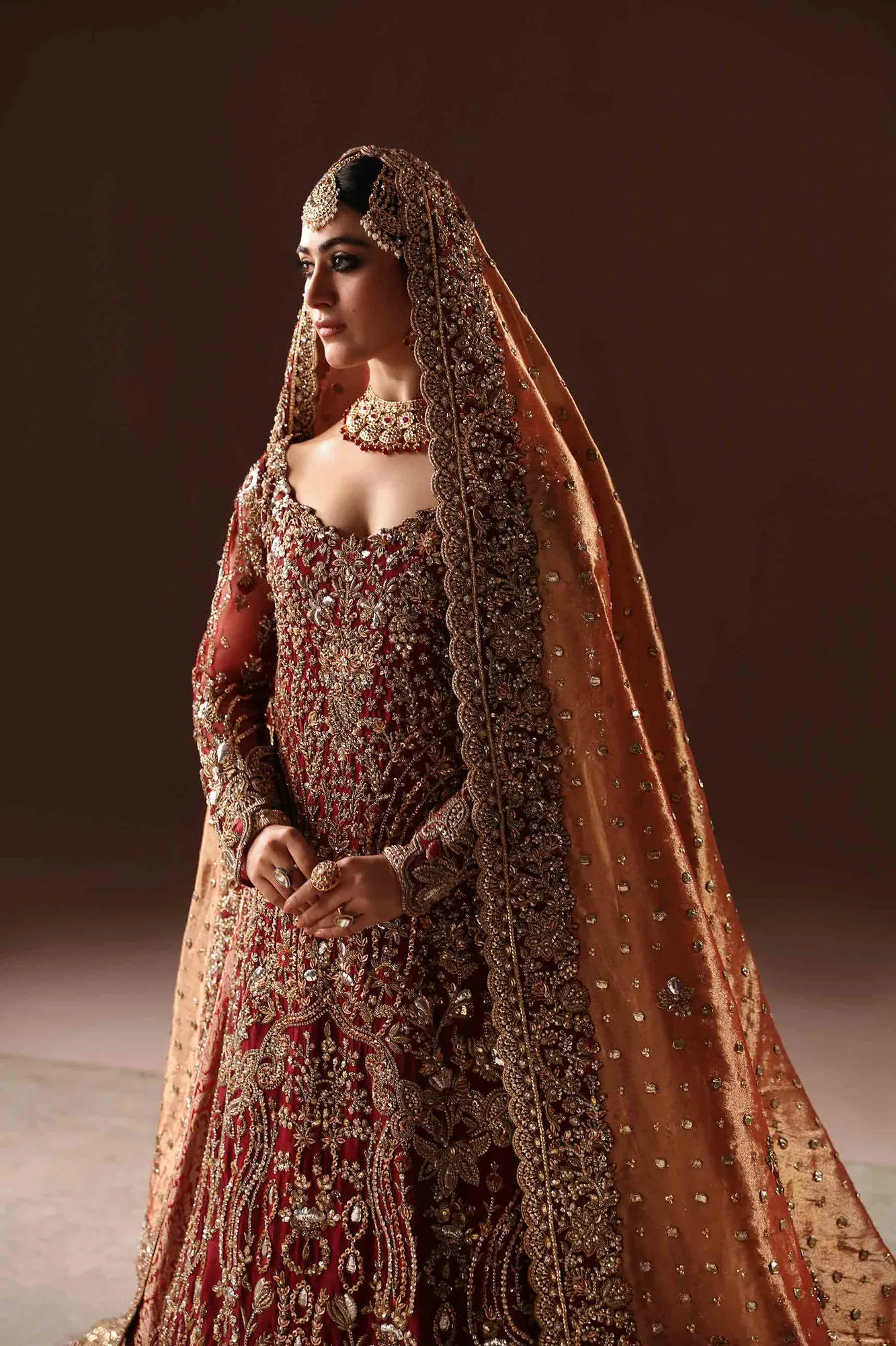 Scarlet Farshi Lehenga 3