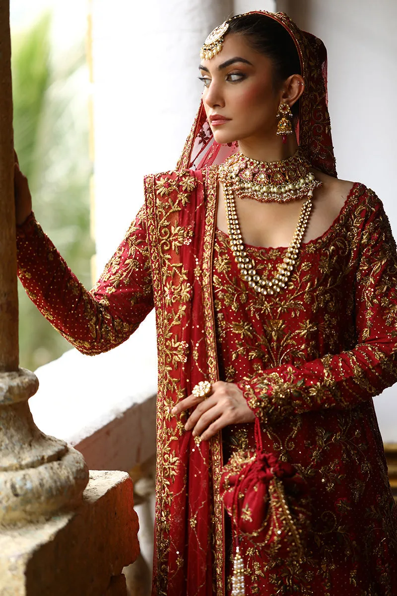 Pakistani Bridal Dress in Kameez Lehenga Dupatta Style 4