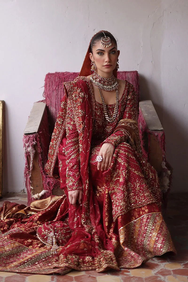 Pakistani Bridal Dress in Kameez Lehenga Dupatta Style 5