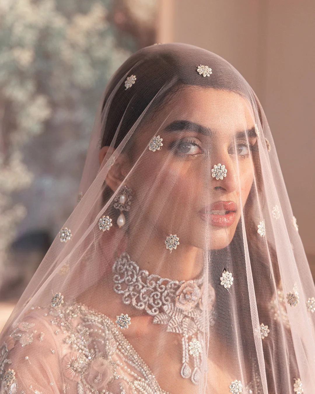 Pakistani Bridal Dress in Pink Pishwas Lehenga Style 3