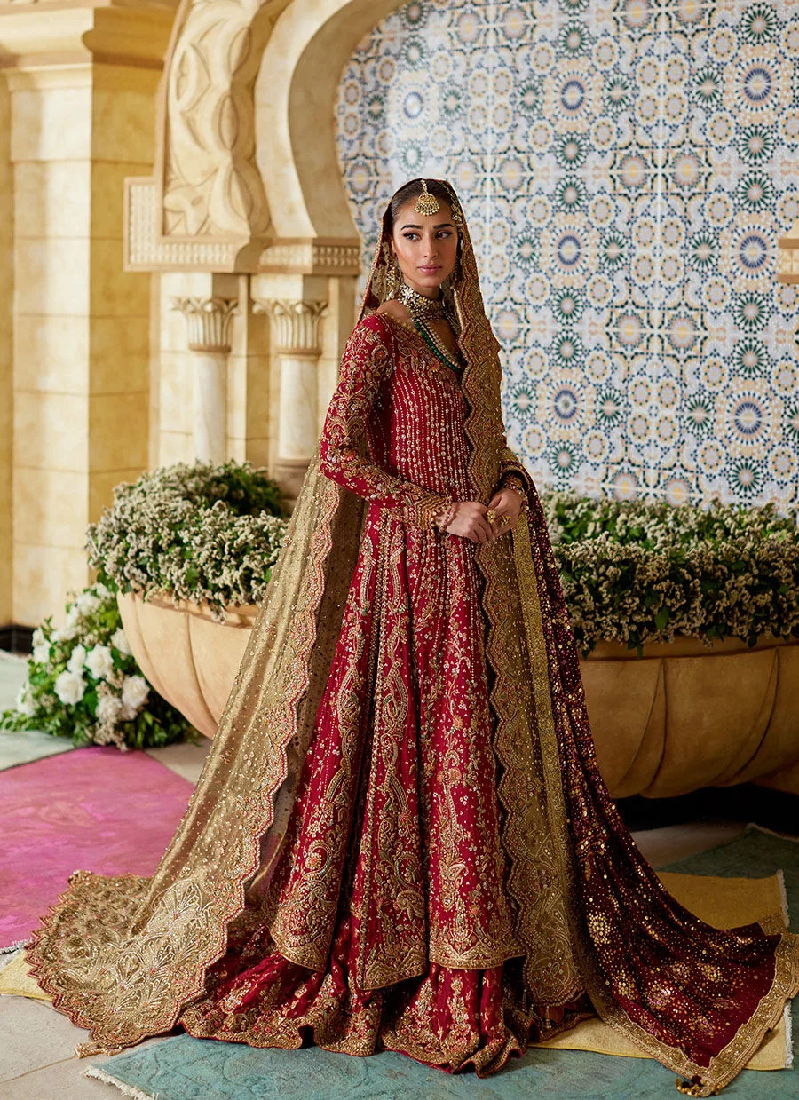 Pakistani Bridal Dress Classic Farshi Bridal Lehenga 2