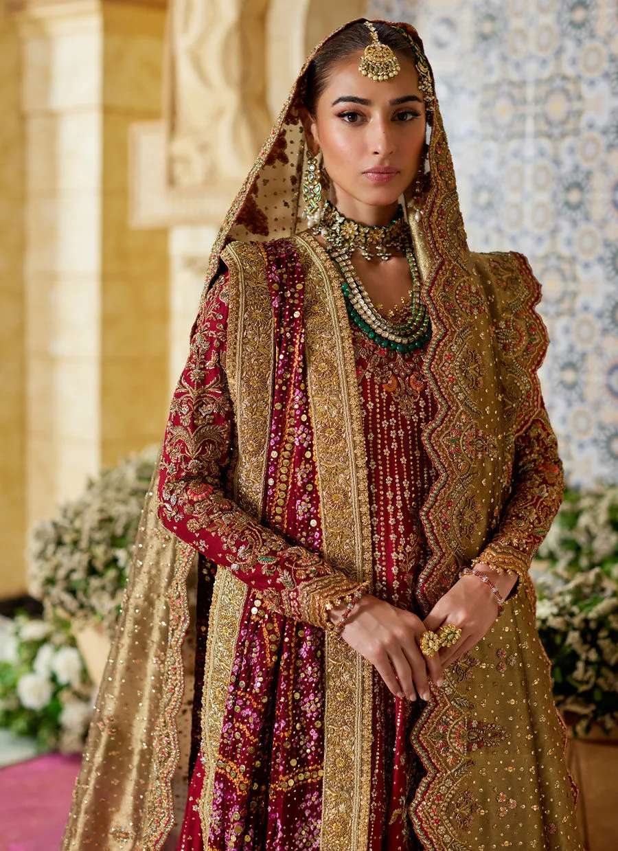 Pakistani Bridal Dress Classic Farshi Bridal Lehenga 5
