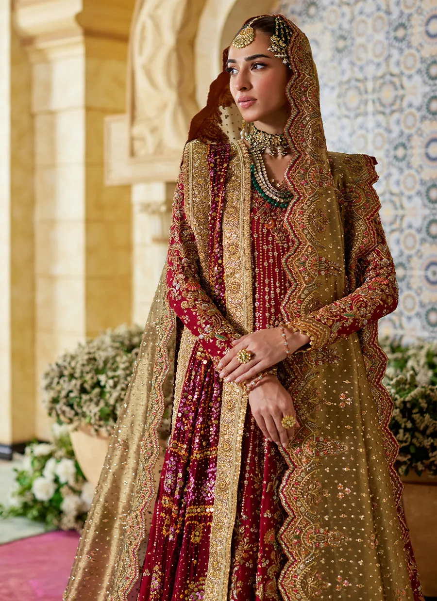 Pakistani Bridal Dress Classic Farshi Bridal Lehenga 6