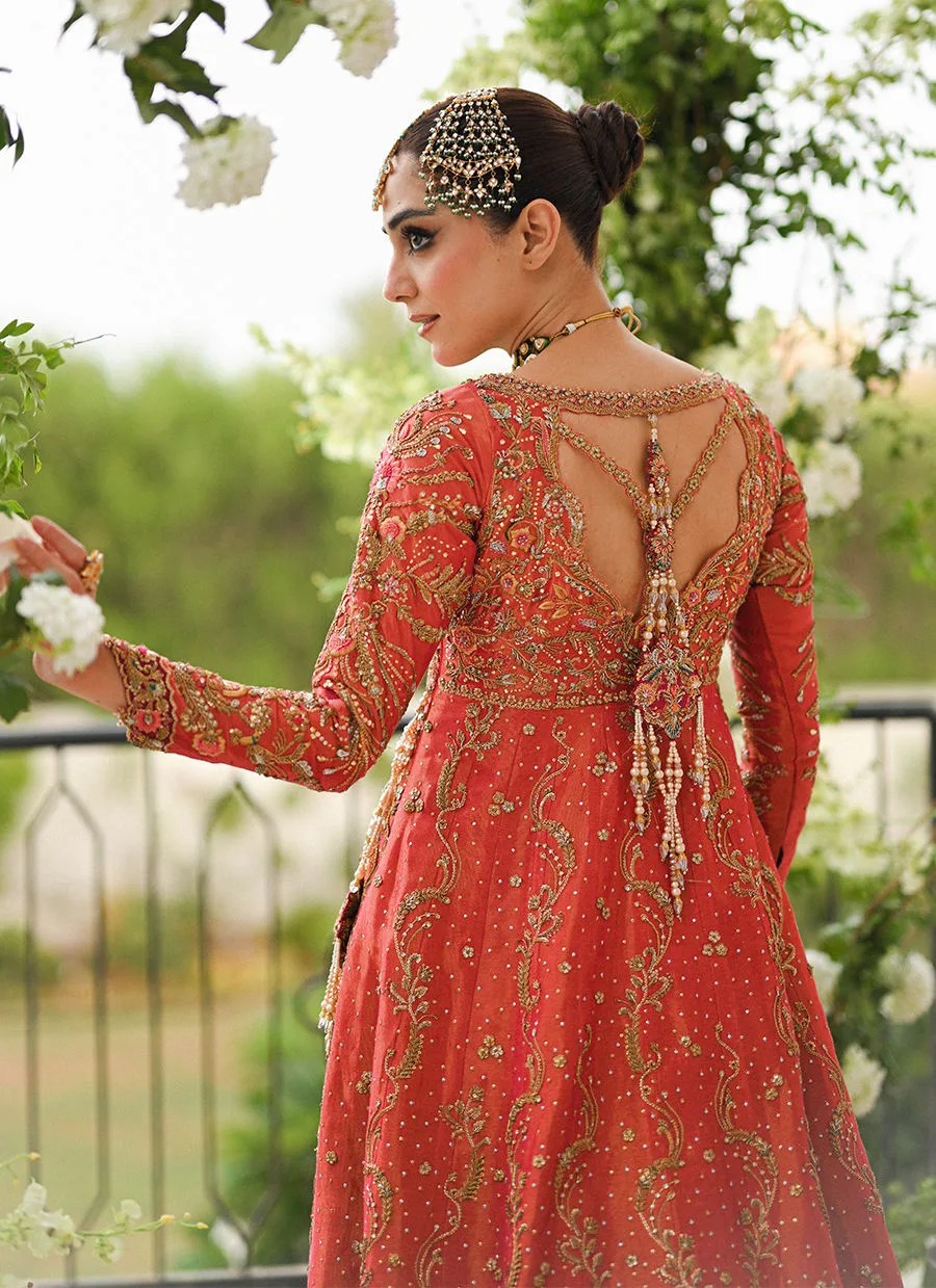 Luxury Pakistani Bridal Dress Farshi Lehenga Kameez Dupatta 5