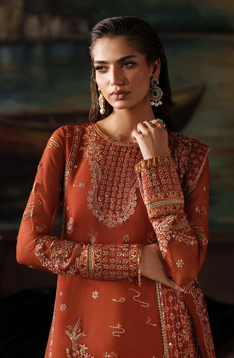 Elegant Chiffon Pakistani Designer Dress 4
