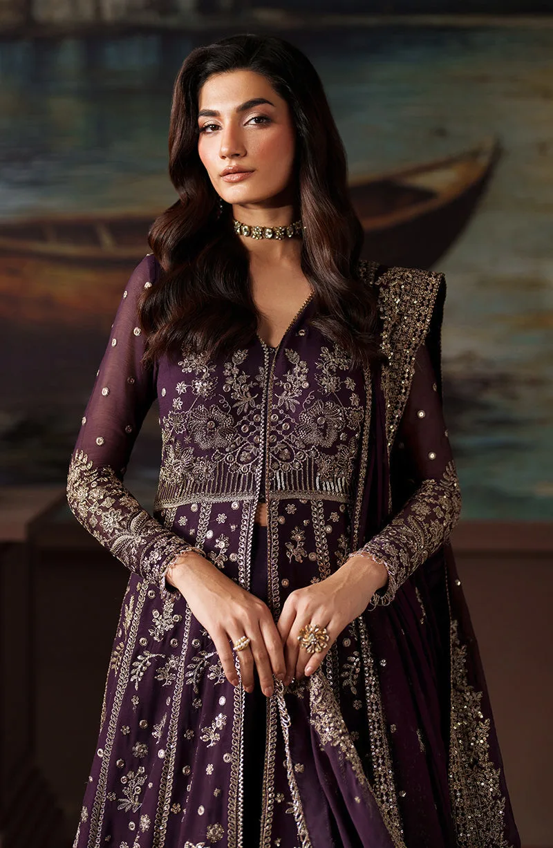 Elegant Embroidered Chiffon Pakistani Party Dress 4