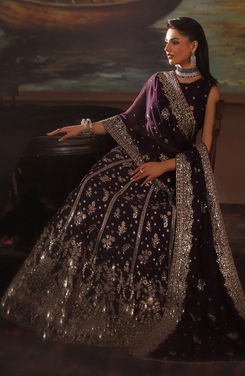 Elegant Embroidered Chiffon Pakistani Party Dress 6