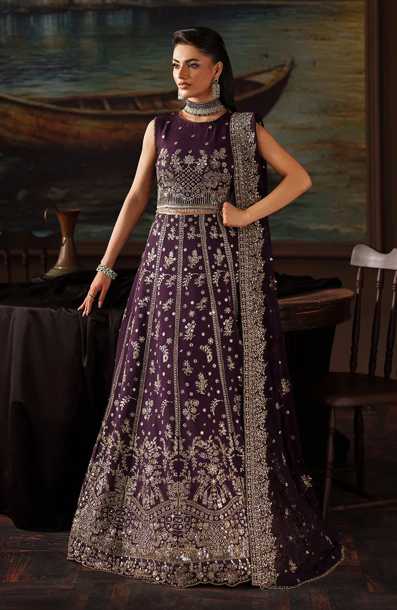 Elegant Embroidered Chiffon Pakistani Party Dress 8