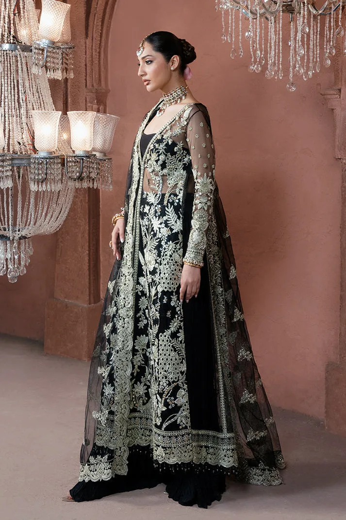 Embroidered Pakistani Bridal Dress with Raw Silk Trouser 7
