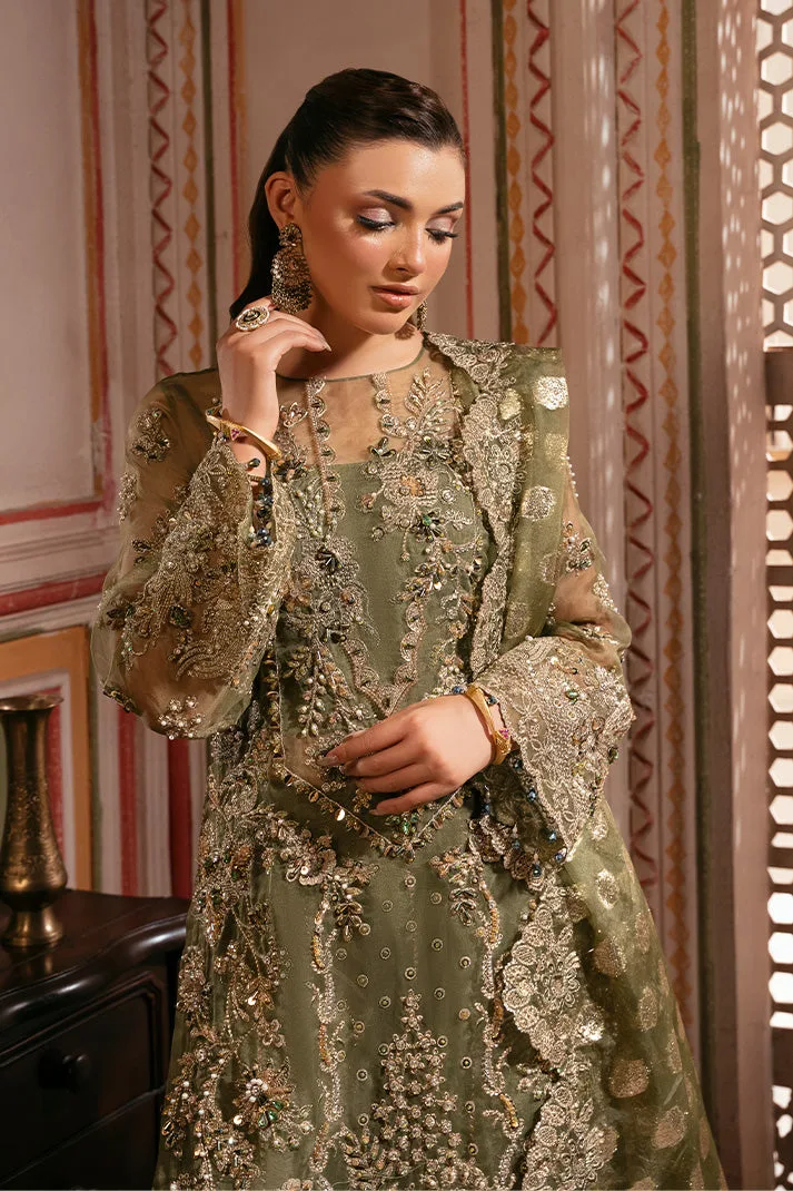Pakistani Bridal Dress with Handmade Embellishment 3