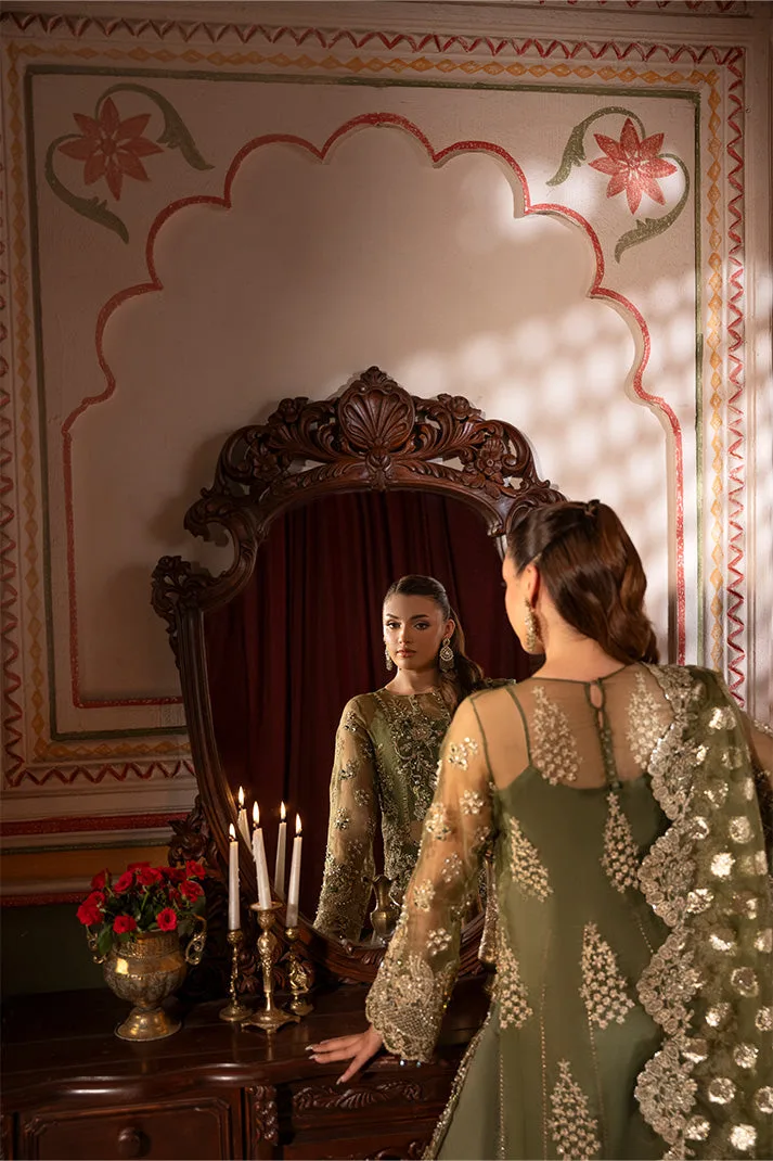 Pakistani Bridal Dress with Handmade Embellishment 6