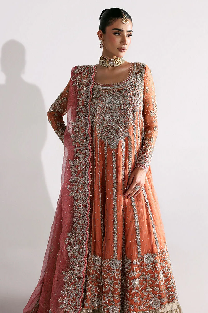 Pakistani Bridal Dress in Lehenga Frock Dupatta Style 2